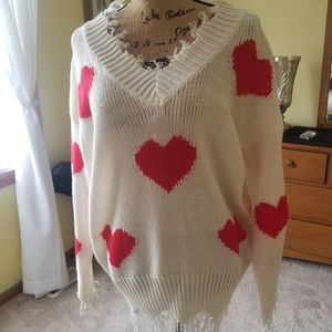Size Large Valentine Sweater